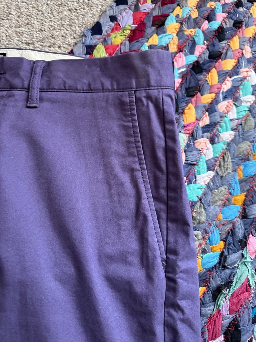 NWT J.Crew 7” Chino Short in Purple Twilight Men’s Size 31 Preppy Summer ASO TV